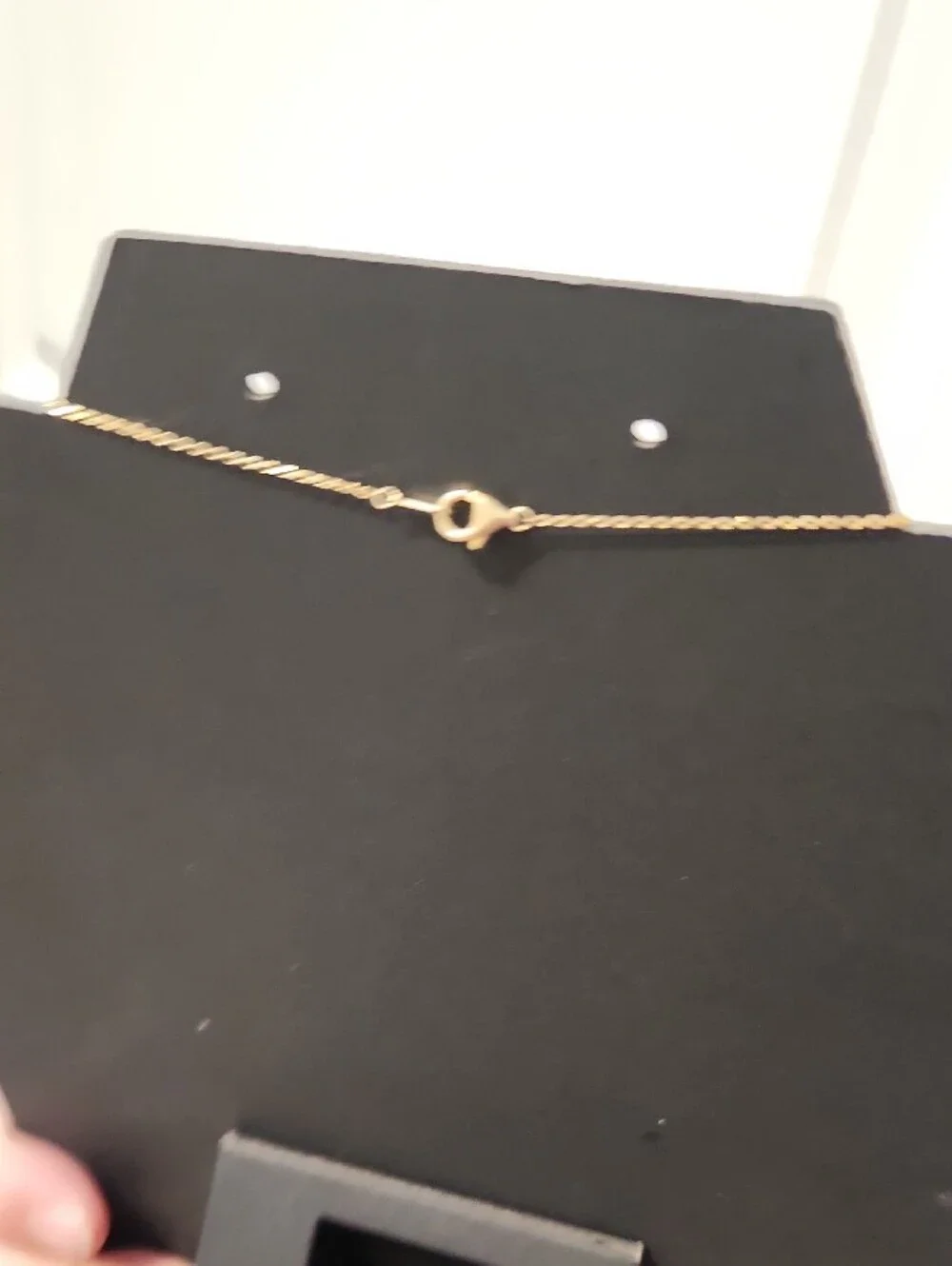Rachel Zoe Blue Lace Agate Clover Station Necklace - Gold Plated 925 Vermeil